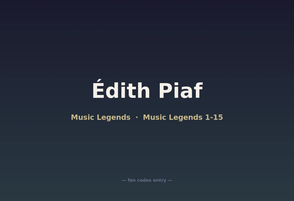 Édith Piaf
