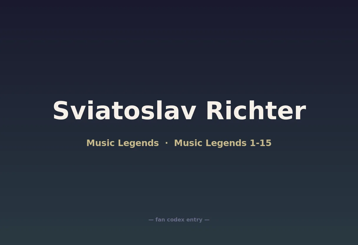 Sviatoslav Richter